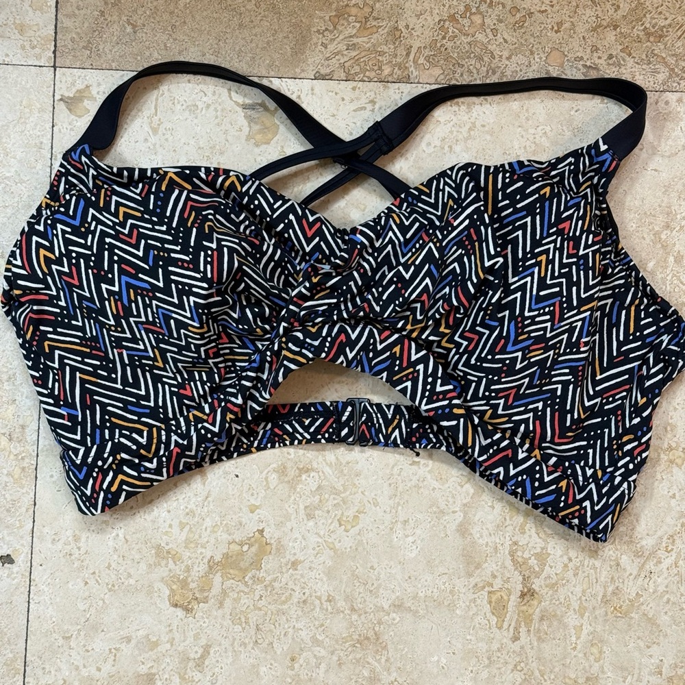 Title Nine Black Bikini Top